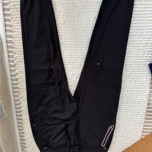 RLX Ralph Lauren Black Joggers with Pink Accents